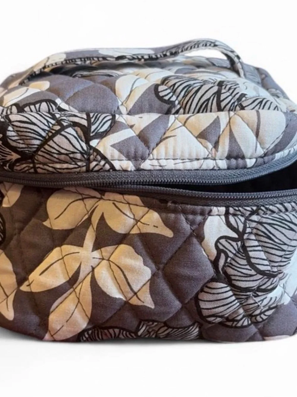 Vera Bradley 3-piece Cosmetic Bag Set in Moon Shadow Meadow NWT